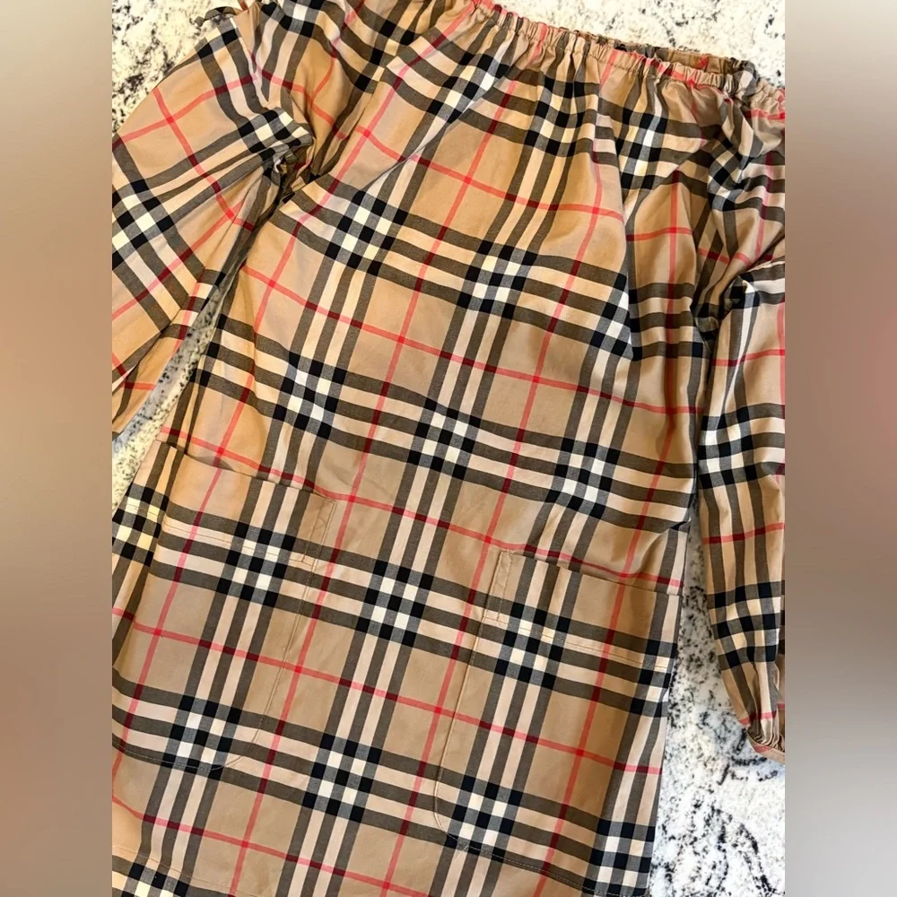 Burberry girls nova check dress 6y nwot - Picture 2 of 4